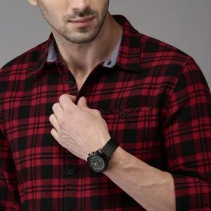 Checked Red Shirt